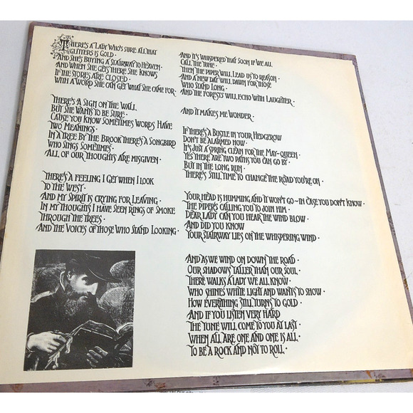 Led Zeppelin IV Atlantic SD19129 Vinyl LP VG READ - Picture 5 of 8